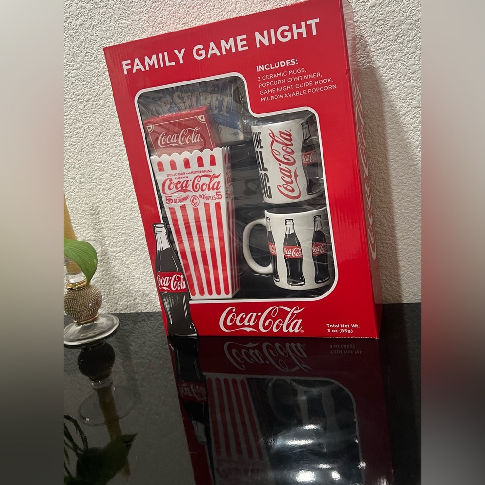 Family Game Night Coca-Cola Popcorn Kit